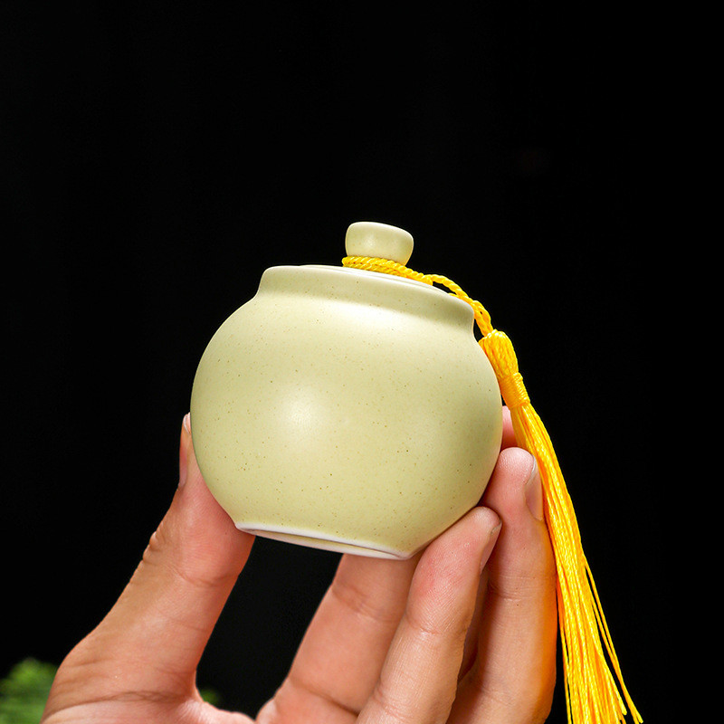 Vrući stil, mini urna, suvenir, urna za mačke, urna za pse, pepeo, kremiranje, okrugle jednobojne keramičke potrepštine za kremiranje životinja, urna, kućni ljubimac