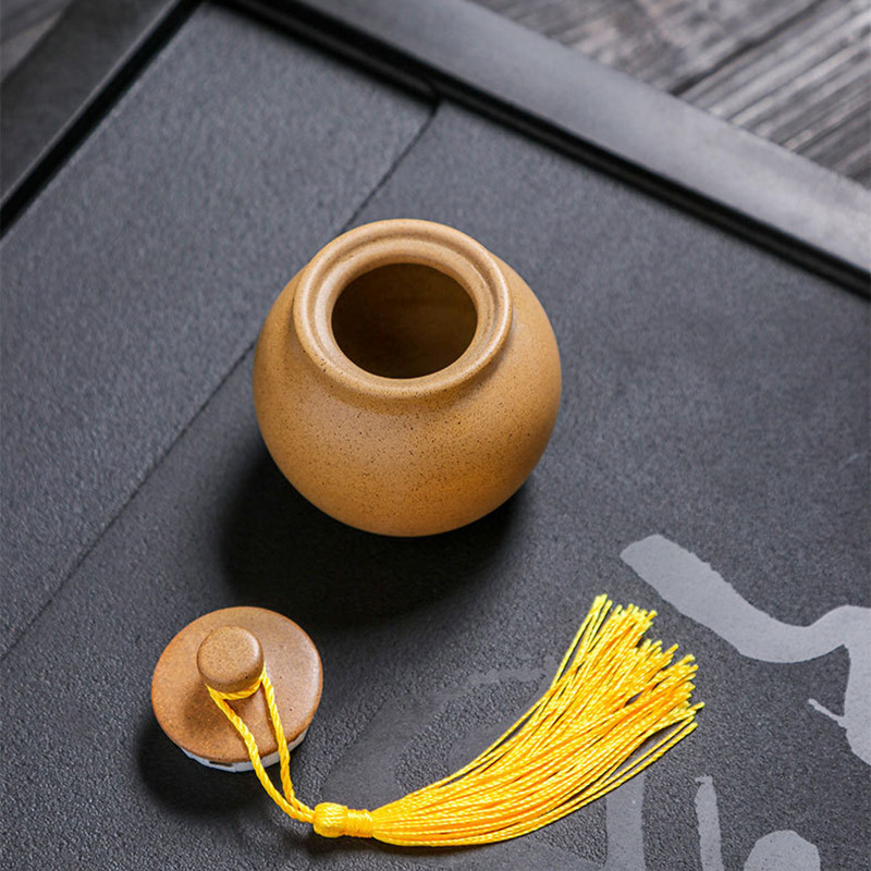 Vrući stil, mini urna, suvenir, urna za mačke, urna za pse, pepeo, kremiranje, okrugle jednobojne keramičke potrepštine za kremiranje životinja, urna, kućni ljubimac