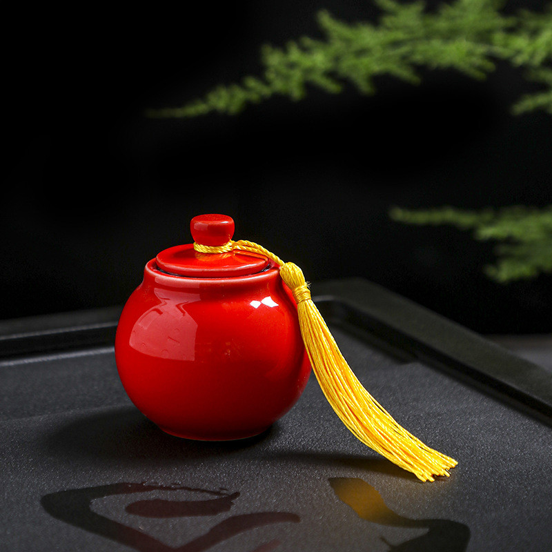 Vrući stil, mini urna, suvenir, urna za mačke, urna za pse, pepeo, kremiranje, okrugle jednobojne keramičke potrepštine za kremiranje životinja, urna, kućni ljubimac