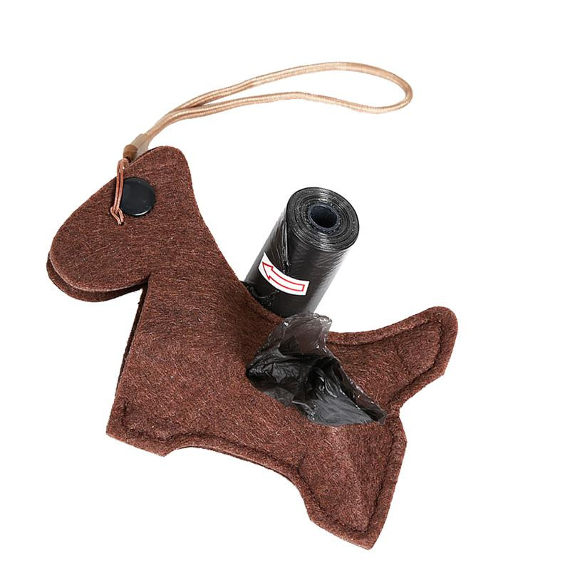 Dozator vrećica za pseći izmet Simulacija Vreća za smeće od filca Kontejner s rolom vreće za smeće za kućne ljubimce Vanjski pribor