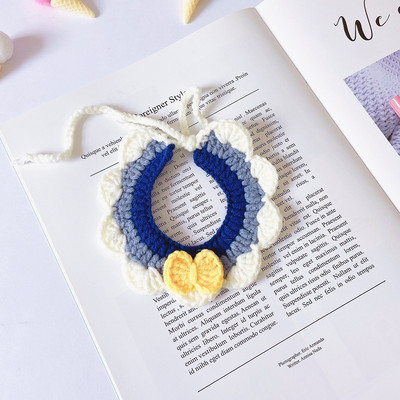 Ar rokām darināta adāma mājdzīvnieka kakla siksna suņiem silta ziemas luksusa dizaina meitene kaķa kaklarota regulējama šņorējama kaķēna mājdzīvnieka kakla siksna