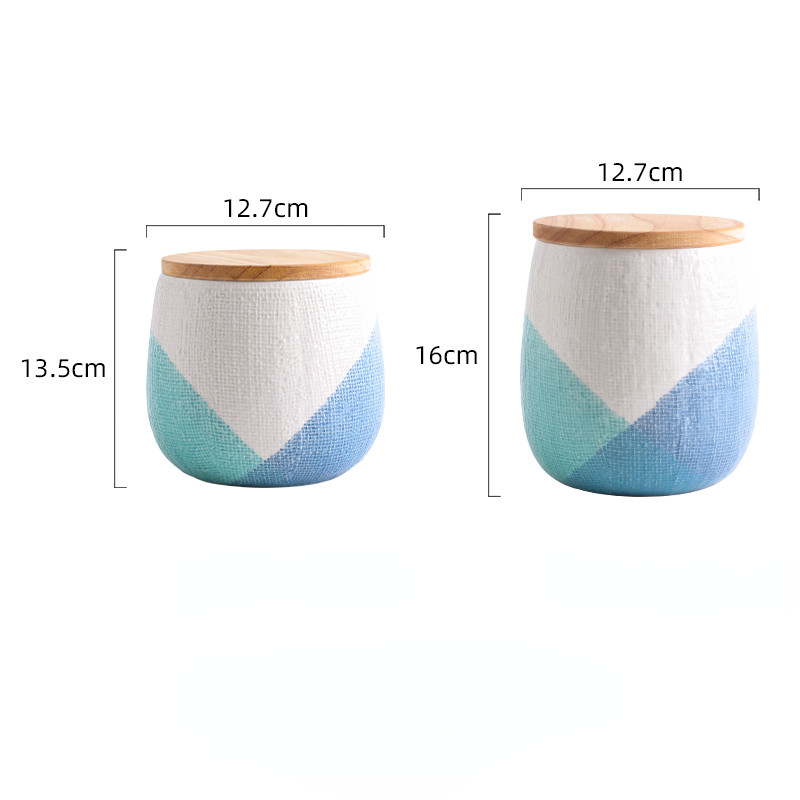 Keramička urna za kućne ljubimce u loncu velikog kapaciteta zatvorena silikonom za spajanje u boji prikladna je za kućne ljubimce težine veće od 15 kg