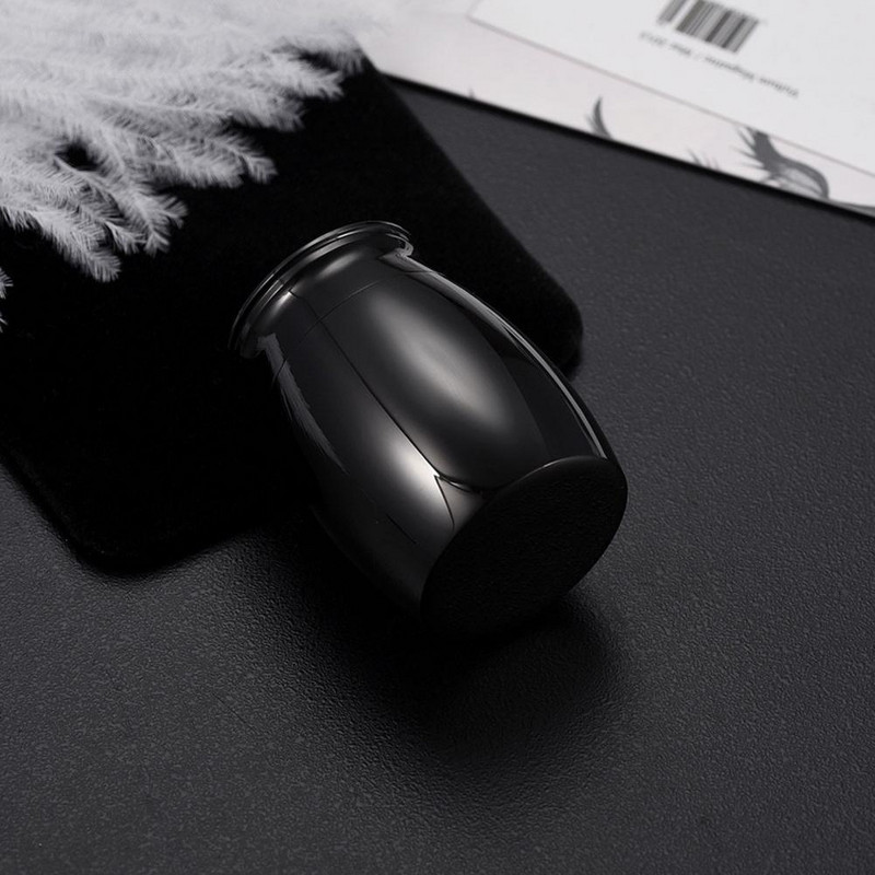 Īpašs mini kremācijas urnas diegu mutes dizains mājdzīvnieku bēru urnas gravēšana, skaidra druka Ģimenes locekļi mājdzīvnieku bēru urna