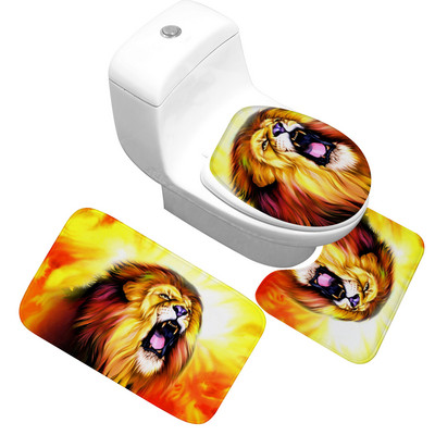 Zeegle Set prostirki za kupaonicu 3 komada protuklizne prostirke za kupaonicu Kupaonski tepih od mikrovlakana WC prostirke Podne prostirke za kupaonicu