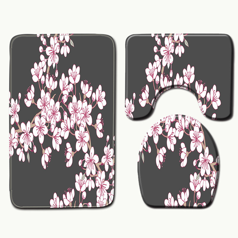 Zeegle 3D Scenic Set prostirki za kupaonicu od memorijske pjene Neklizajuće toaletne prostirke za kupaonicu WC prostirke za kućni dekor Podloga za tuširanje