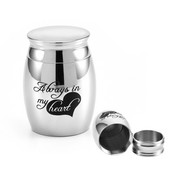 30 mm * 40 mm ukrasni spomen pas mačka zubi dlaka pohrana uspomena od nehrđajućeg čelika urne za kremiranje za ljudske ljubimce urne pepeo komad