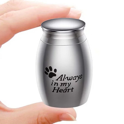 30 mm * 40 mm ukrasni spomen pas mačka zubi dlaka pohrana uspomena od nehrđajućeg čelika urne za kremiranje za ljudske ljubimce urne pepeo komad