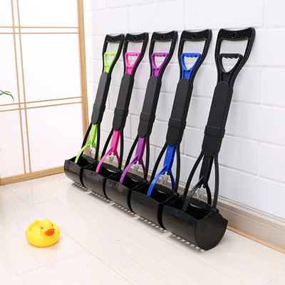 Преносим домашен любимец с дълга дръжка Животно Куче Poop Pooper Cleaner Scooper Scoop Shovel Pick Up Waste Picker Инструменти за почистване на открито