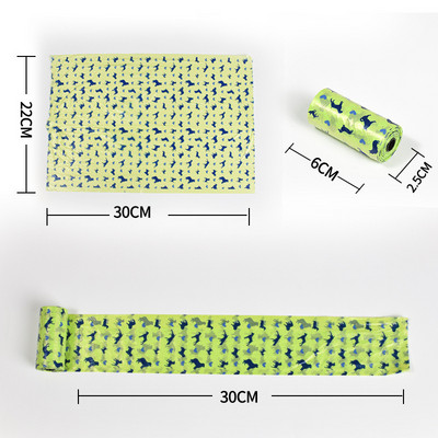 20 kom/rola Vrećica za izmet kućnih ljubimaca Biorazgradiva vrećica za izmet kućnih ljubimaca Vrećica za čišćenje kućnih ljubimaca Vrećica za pseću izmet