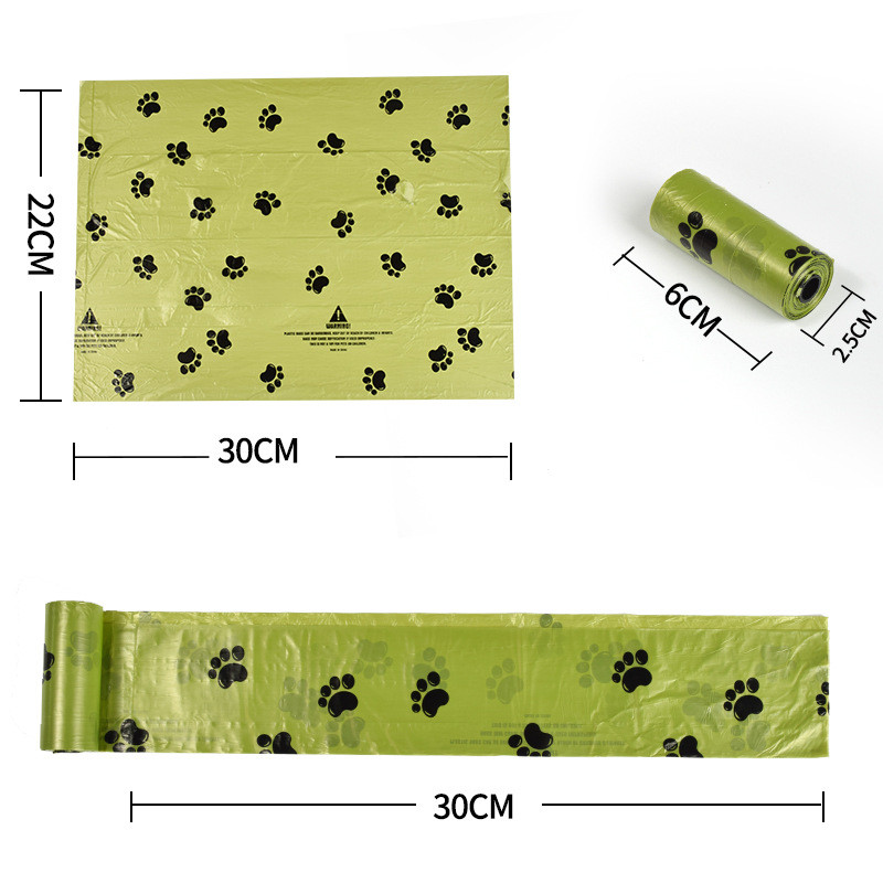 20 kom/rola Vrećica za izmet kućnih ljubimaca Biorazgradiva vrećica za izmet kućnih ljubimaca Vrećica za čišćenje kućnih ljubimaca Vrećica za pseću izmet
