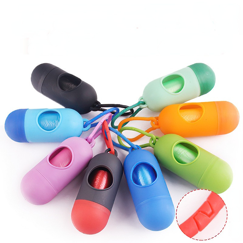 Set vreća za pseće smeće, siguran, neotrovan, dozator vrećica za pseću kakicu, pribor za pse, kućni ljubimci, čist prijenosni držač vrećice, vreće za smeće za WC