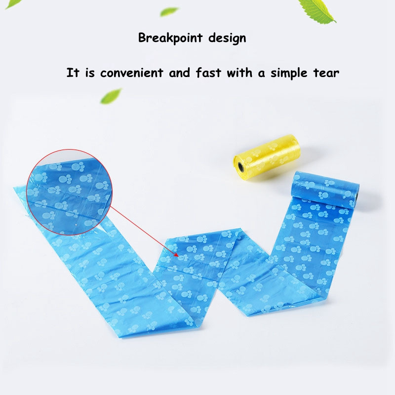 1/20 ruļļa bioloģiski noārdāms mājdzīvnieku suņu izkārnījumu maisiņš Zero Waste Suņu izkārnījumu maisiņi Dozators Mājdzīvnieki Produkti suņiem Pakaišu maisiņi