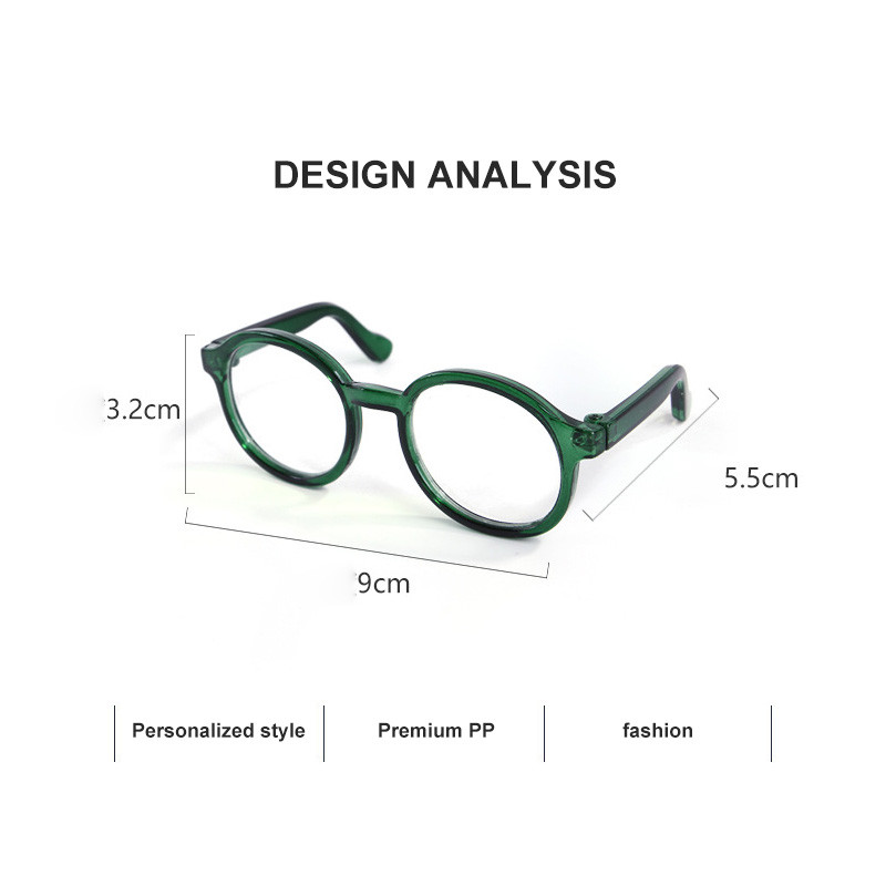 Kućni ljubimac Slatke naočale Plastične prozirne mačje Sunčane naočale Pas Medo Osobnost Smiješan Kućni ljubimac Dress Up Oprema za kućne ljubimce Dodaci za ukrašavanje