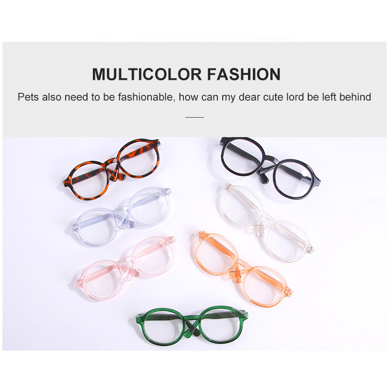 Kućni ljubimac Slatke naočale Plastične prozirne mačje Sunčane naočale Pas Medo Osobnost Smiješan Kućni ljubimac Dress Up Oprema za kućne ljubimce Dodaci za ukrašavanje