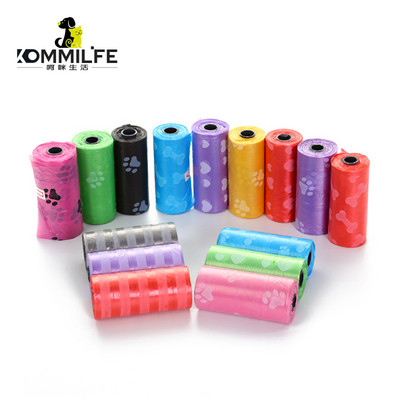 KOMMILIFE 10 Rolls Dog Poop Bag Biodegradable 20pcs A Roll Pet Waste Bag for Dogs Σακούλα σκουπιδιών δοσομετρητή σκουπιδιών για σκύλους εξωτερικού χώρου