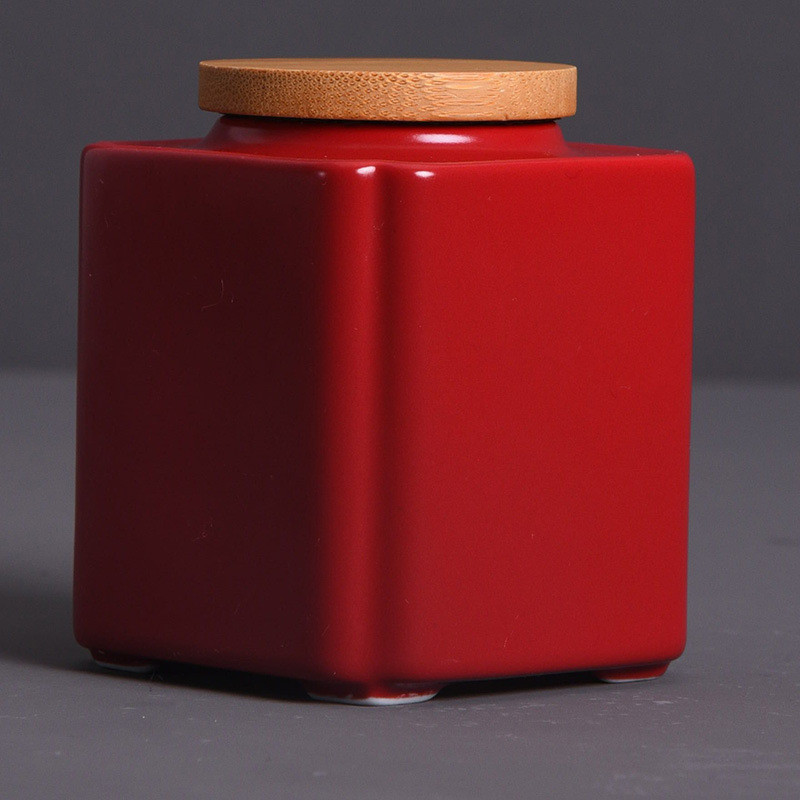 Keramikas piemiņas urnas Melnbalta bēru urna cilvēku kremēšanai mājdzīvnieku piemiņas turētājs Pelnu zārka zīmogs uzglabāšanas burka