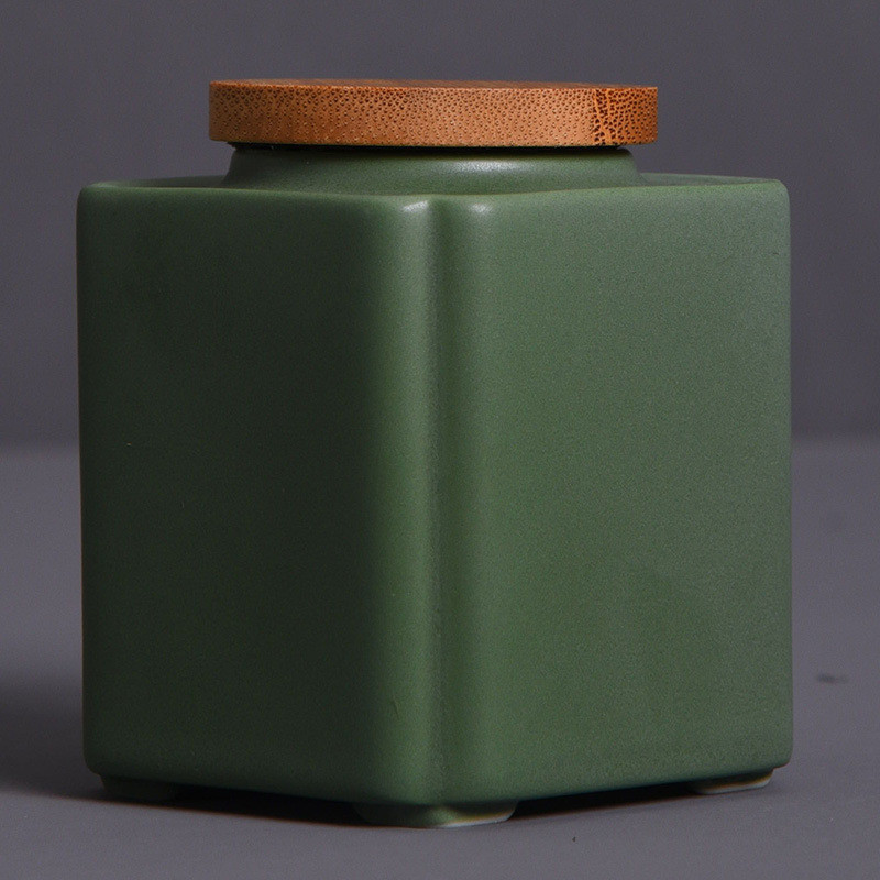 Keramikas piemiņas urnas Melnbalta bēru urna cilvēku kremēšanai mājdzīvnieku piemiņas turētājs Pelnu zārka zīmogs uzglabāšanas burka