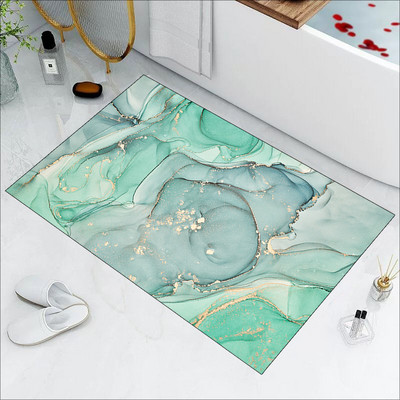 5s Super absorbējoši vannas paklāji Napa Skin Vannas istabas paklājiņš Ātri nožūst grīdas paklāji Viegli tīrāmi Alfombras Para Doormat Virtuves zonas paklājs