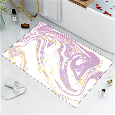 5s Super absorbējoši vannas paklāji Napa Skin Vannas istabas paklājiņš Ātri nožūst grīdas paklāji Viegli tīrāmi Alfombras Para Doormat Virtuves zonas paklājs