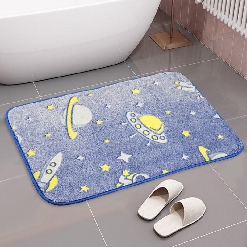 Prostirka za kupaonicu Neklizajući tepisi Prostirka za hodnik Spavaća soba Podna prostirka za kupaonicu Mekani flanelski tepisi Otirač za tuš kabinu Podna dekoracija WC-a