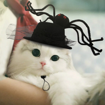 Творчески костюм за домашен любимец Ролева шапка за котка Хелоуин Полицейски пиратски капитан Моряшко куче Шапка Позиращ реквизит Шапка за домашни любимци Котешка шапка