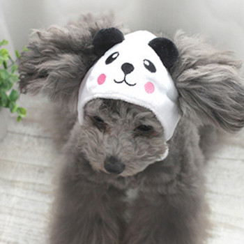 Καπέλο κατοικίδιων ζώων για γάτες Προσωποποιημένη φορεσιά σε σχήμα ζώου Αξεσουάρ για μικρά σκυλιά Χειμερινά ζεστά καλύμματα κεφαλής Αξεσουάρ για γατάκια