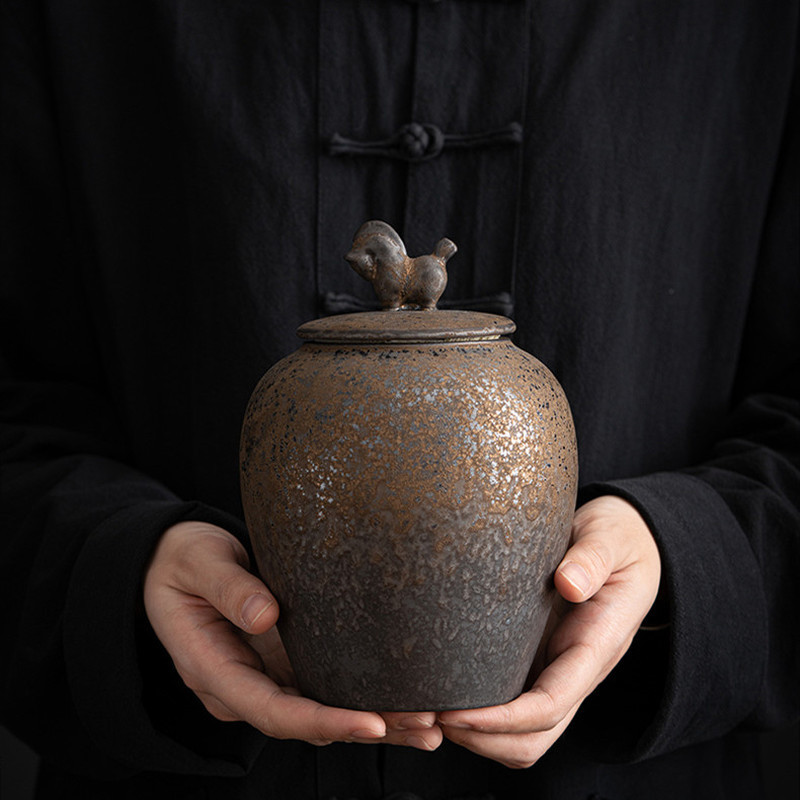 Spremnik za urne za uspomenu za pepeo Urne za kremiranje spomenika kućnim ljubimcima Keramičke urne Pogrebne urne za ljudski pepeo Urne za pse Pepeo za ljude