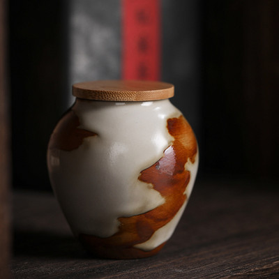 2021Novi proizvod Urne kućni ljubimac kreativna peć Ru peć mali lonac retro stil jednostavna humana kremacija životinja pepeo pas mačka ptica suveniri