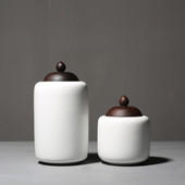 Ceramică pentru funeralii umane Sicrie cu amintiri pentru animale de companie Cenușă pentru incinerare pentru animale mici pentru adulți Cutie pentru sicrie pentru câini Urnă de sublimare