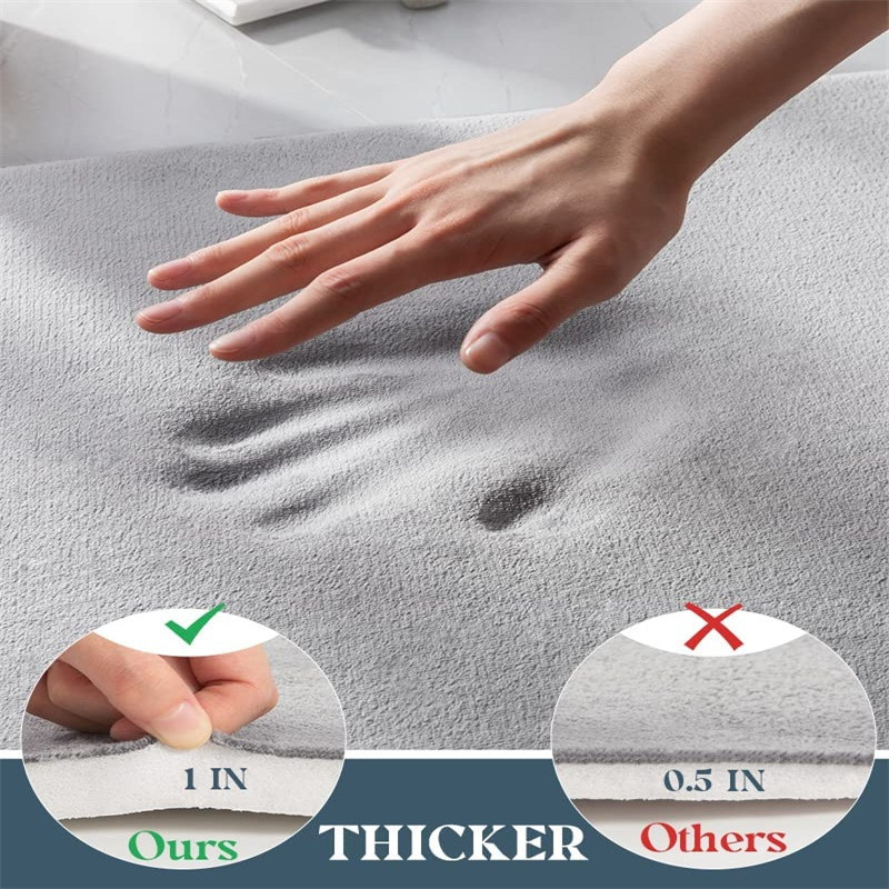 Neklizajuće prostirke za kupanje Super upijajući tepisi za tuš kabinu Mekani pod WC-a Sporo odskakanje Debela prostirka za kupanje Prostirka za uređenje doma