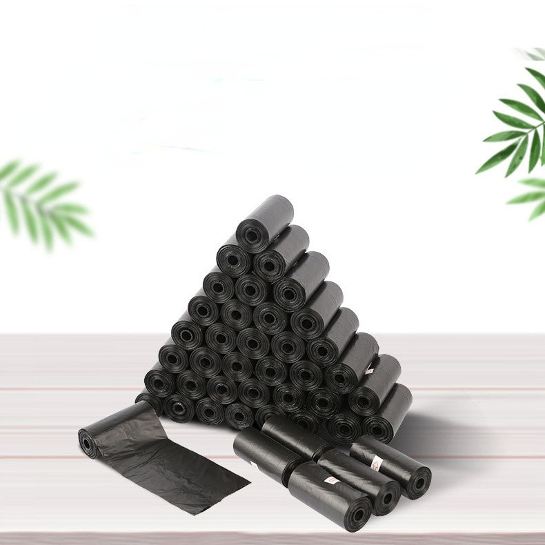 20 buc/rolă sac pentru caca pentru animale de companie, negru, portabil, în aer liber, pentru curățare, pungi pentru câini, dozator de pungi pentru caci pentru câini, consumabile pentru câini, produse pentru câini