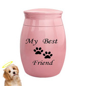 Mini urne My Best Friend Urne mici de amintire Urne de incinerare din aluminiu Mini urne pentru cenușă Memorial pentru animale de companie Suport pentru cenușă Memorial My Best