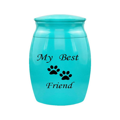 Mini urne My Best Friend Urne mici de amintire Urne de incinerare din aluminiu Mini urne pentru cenușă Memorial pentru animale de companie Suport pentru cenușă Memorial My Best
