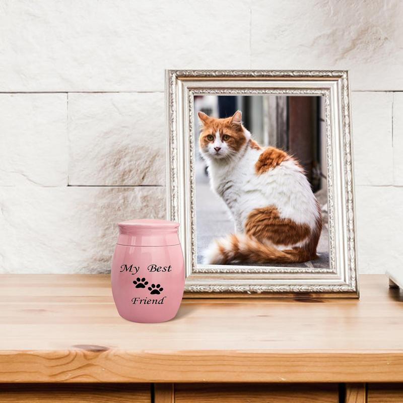 Mini urne My Best Friend Urne mici de amintire Urne de incinerare din aluminiu Mini urne pentru cenușă Memorial pentru animale de companie Suport pentru cenușă Memorial My Best