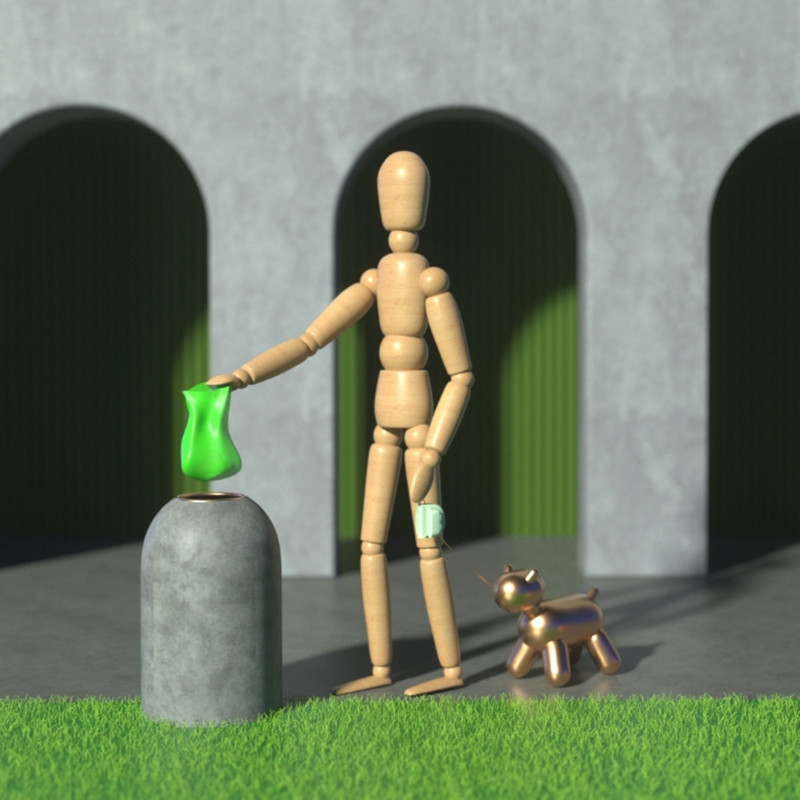 Koerte lemmikloomade reisimiseks kokkupandav kaakuri kühvel Lagunevad kotid Poop Scoop Clean Koguge väljaheidete puhastusvahend Jäätmete kogumine koeratarvete jaoks