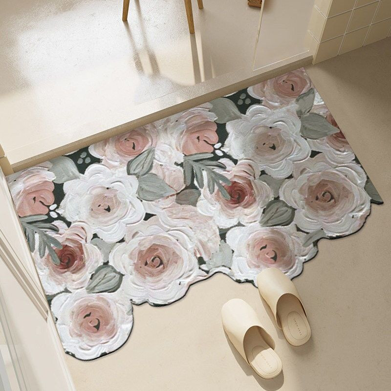 Kupaonska prostirka od dijatomejskog blata Super upijajuća podna prostirka za tuširanje Neklizajuća Ulazna otirač WC prostirka Moderni stilski tepih