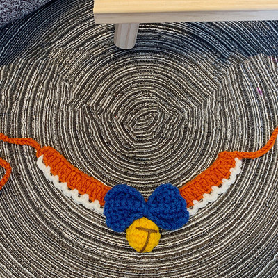 Pređa za kućne ljubimce Pletene ogrlice Mačke Psi Ručno izrađeni rođendanski ukrasi Zvona Bibs Slatki