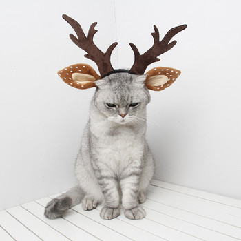 Ομορφιά Ρυθμιζόμενα ελαφοκέρατα Καπέλο γάτας Καπέλο κεφαλής Χριστουγεννιάτικη διακόσμηση Αξεσουάρ για σκύλους Προμήθειες για κατοικίδια Gentleman