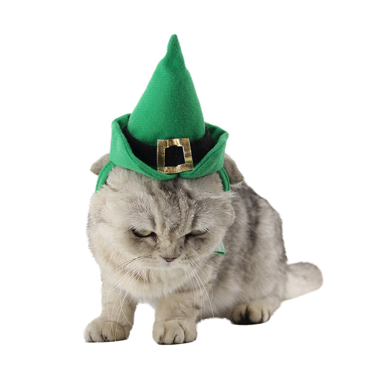 Mačka Božićni šešir Pokrivala za pse Svečani šešir Pokrivalo za glavu za zabavu Psić Mačić Šešir Božićni blagdani Dekoracija Kostim Dodaci za kućne ljubimce