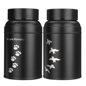 600ML Urne za kremiranje od nehrđajućeg čelika Pogrebne uspomene za kremiranje pasa, mačaka