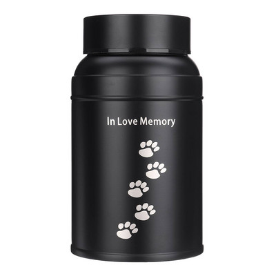 600ML Urne za kremiranje od nehrđajućeg čelika Pogrebne uspomene za kremiranje pasa, mačaka
