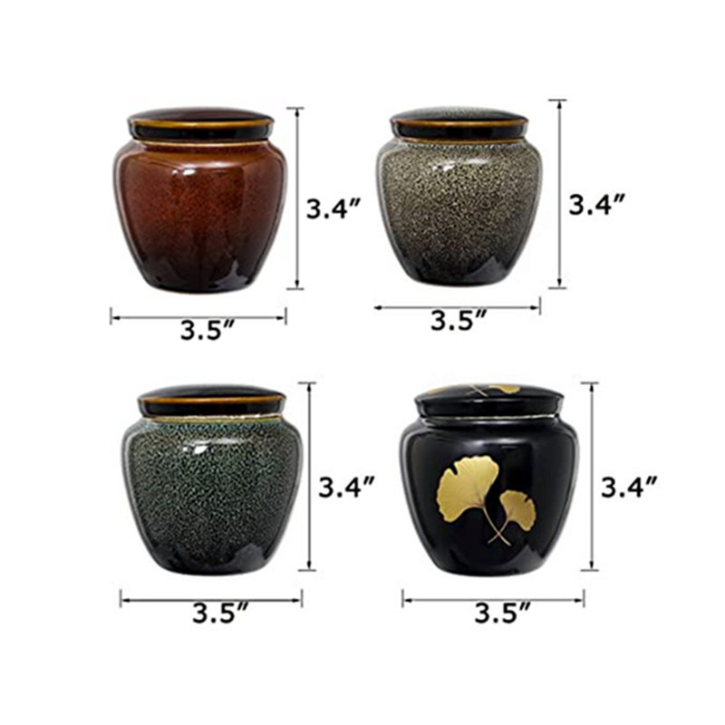 1kom personalizirane mini urne za uspomene Urne za kremaciju za pepeo Pogrebne urne za ljudski pepeo Prikaz pogrebne urne kod kuće