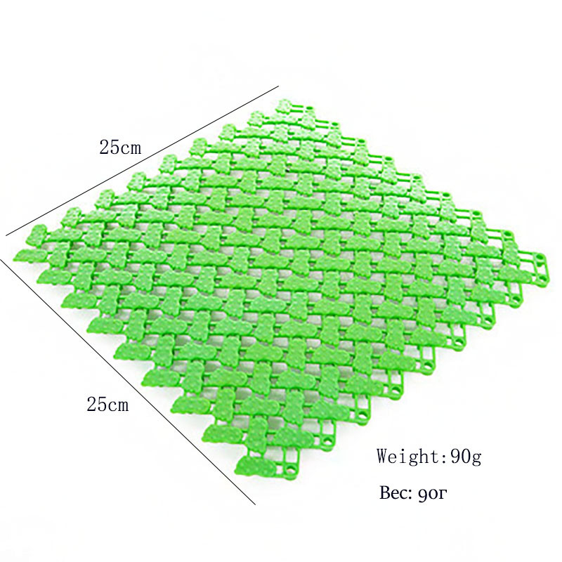 Vannas istabas pretslīdes paklājiņš Vannas istaba Virtuve Daudzkrāsu paklājiņš Dušas istaba Augstas kvalitātes plastmasas paklājiņš 25cm*25cm pēdu masāžas gumijas paklājiņš
