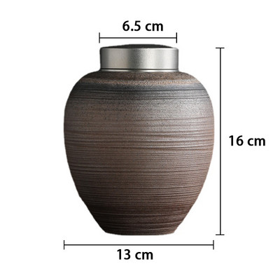 Urne za kremiranje pogreba za pse, mačke, kućne ljubimce, japanski wabisabi stil u uspomeni s ljubavlju, velika urna za pepeo, ljudski, prilagodljivi tekst