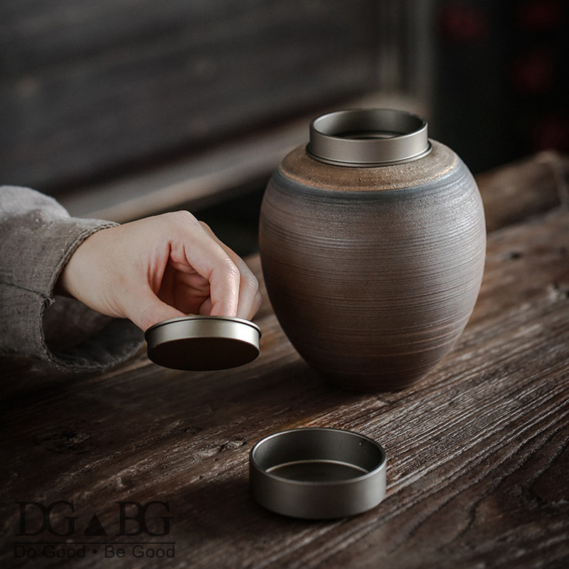 Urne za kremiranje pogreba za pse, mačke, kućne ljubimce, japanski wabisabi stil u uspomeni s ljubavlju, velika urna za pepeo, ljudski, prilagodljivi tekst