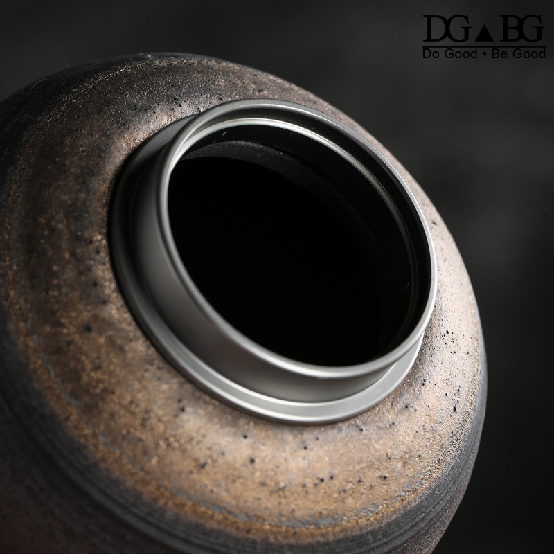 Urne za kremiranje pogreba za pse, mačke, kućne ljubimce, japanski wabisabi stil u uspomeni s ljubavlju, velika urna za pepeo, ljudski, prilagodljivi tekst