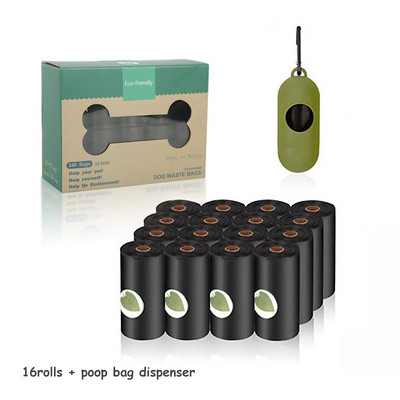 Bioloģiski noārdāmi suņu izkārnījumu maisiņi Videi draudzīgi mājdzīvnieku atkritumu maisi ar dozatoru āra tīri mājdzīvnieku izkārnījumu maisiņi Suņu pastaigu piederumi