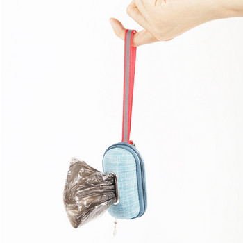 Φορητό Pet Dog Poop Poop Dispenser Θήκη θήκης για Puppy Pick-Up Bags with Rope Cleaning Waste Bose Boy