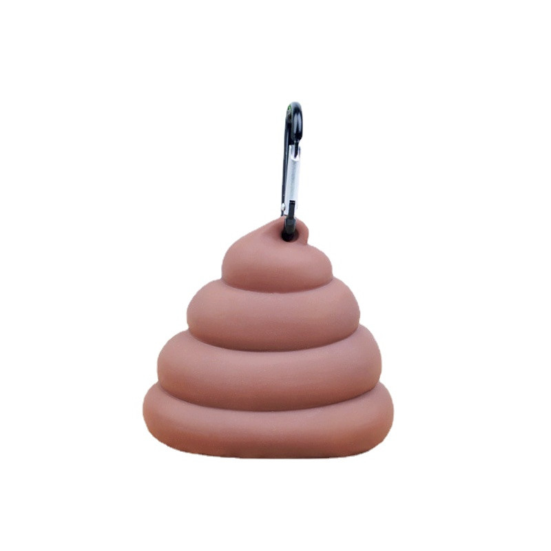 Mājdzīvnieku atkritumu maisu dozators Kaķi Suņi Pārnēsājams Mīksts Silikona Mājdzīvnieku izkārnījumu maisiņu uzglabāšanas kaste Suņu izkārnījumu maisiņi Suņu piederumi Bolsas Caca Perro