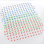 Vannas istabas dušas paklājiņš Plastmasas piesūceknis Karikatūra Dobs Savienojums Pretslīdes Paklājiņš Caurspīdīgs Burbulis Bērnu Vannas Drošības Paklājs